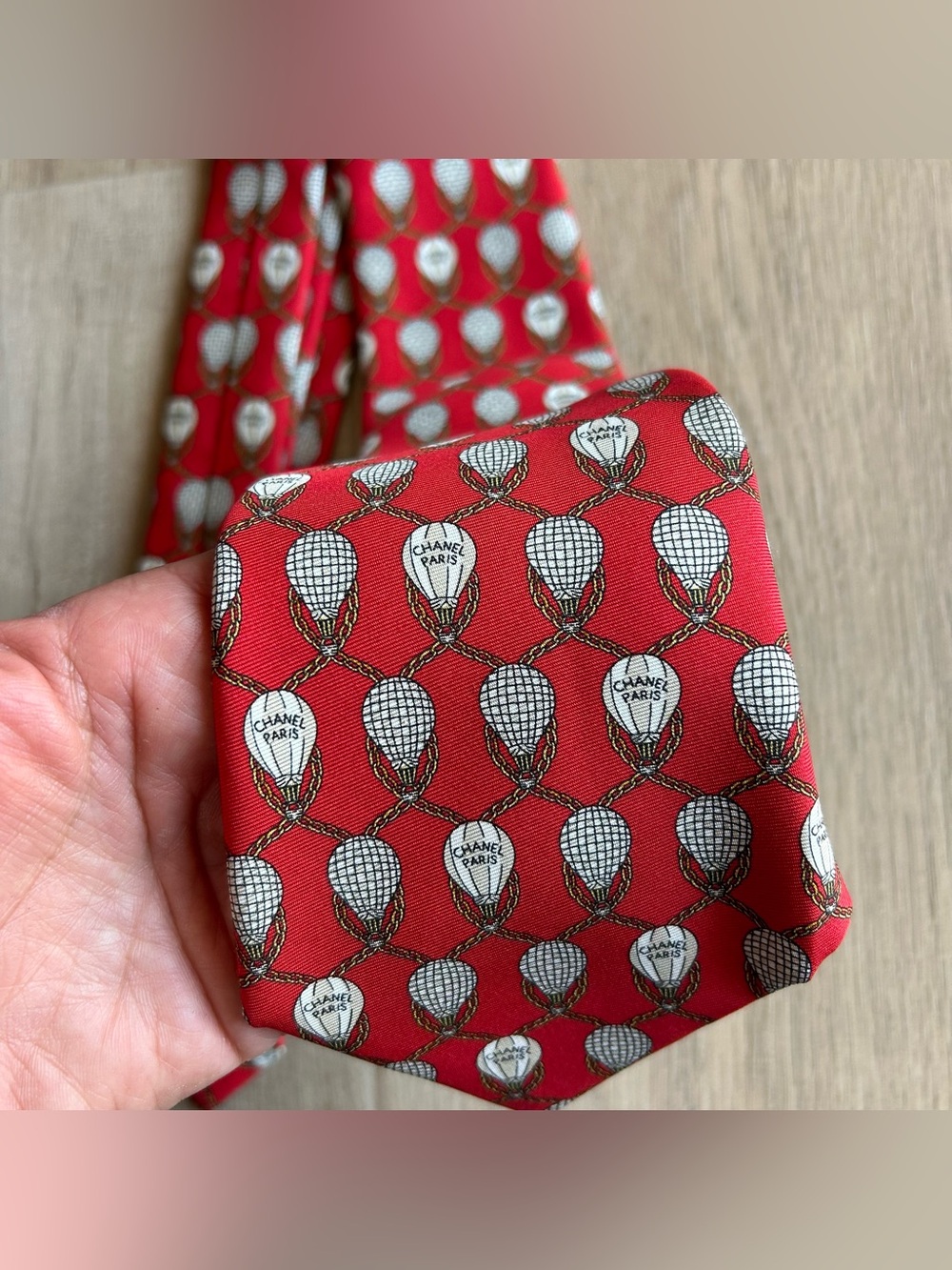 NWT Vintage Chanel Paris Silk Necktie